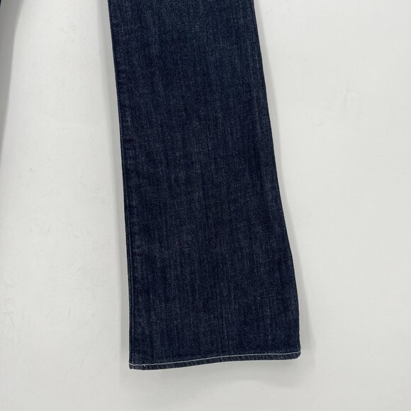Rock & Republic Women's Navy Denim Jeans Size 31 Kasandra Flared Leg Mid Rise - Picture 9 of 12